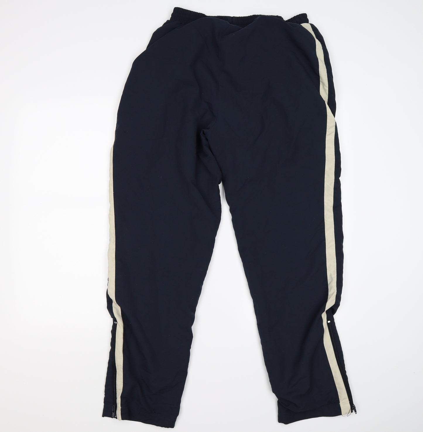 ASICS Mens Blue Striped  Jogger Trousers Size XL L28 in
