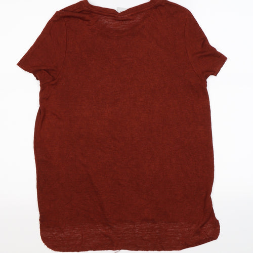 VERO MODA Womens Brown  Knit Tunic T-Shirt Size S