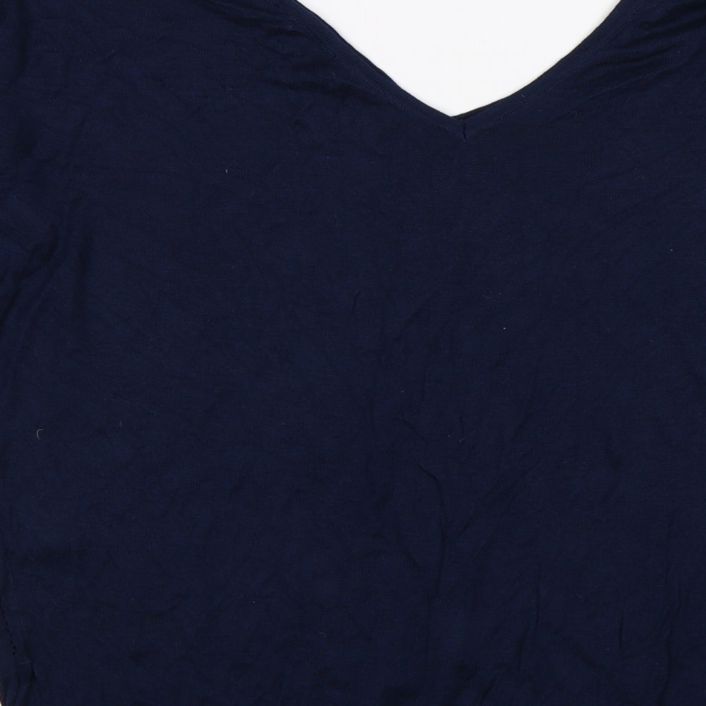 FGEORGE Womens Blue  Knit Pullover Jumper Size 14