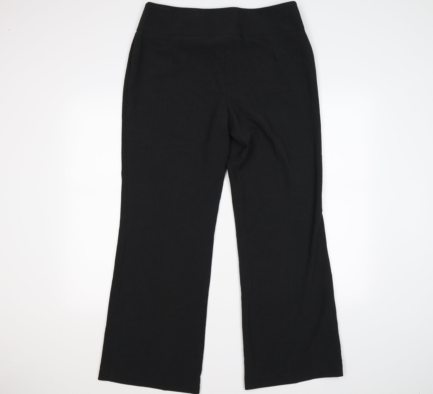 Marks and Spencer Womens Grey   Trousers  Size 14 L26 in - WORK OFFICE WEAR