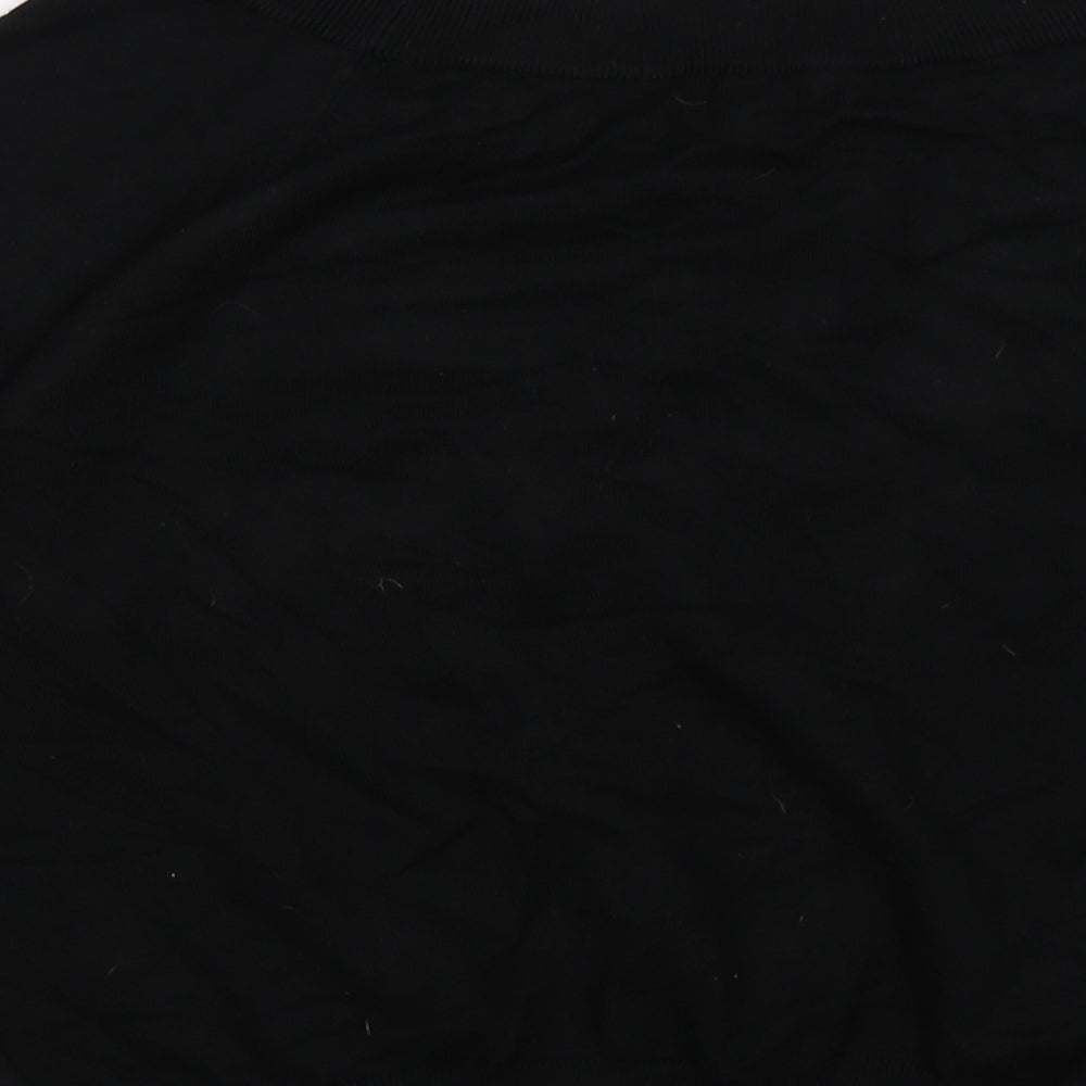 Monsoon Womens Black  Knit Pullover Jumper Size 16