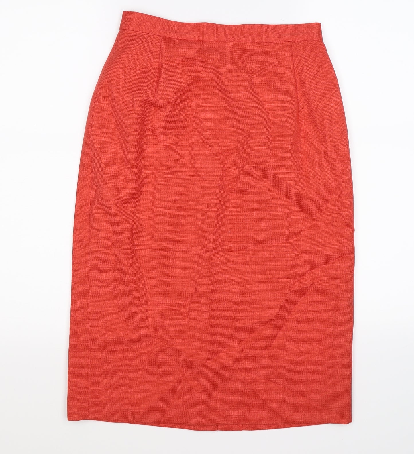 jaques vert Womens Orange  Knit Straight & Pencil Skirt Size 10