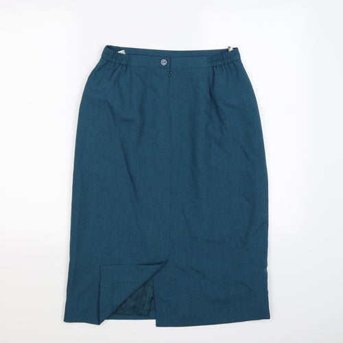 Eastex Womens Blue   Straight & Pencil Skirt Size 10  - teal