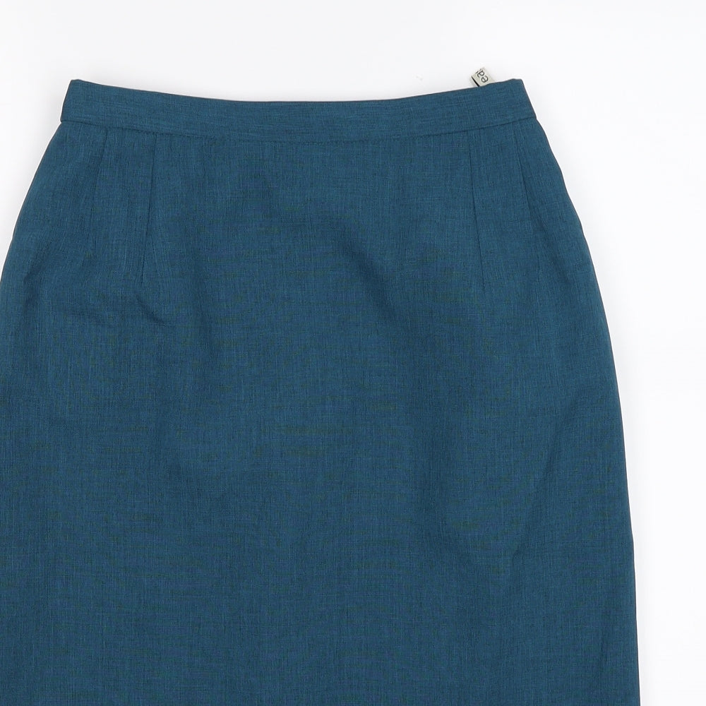 Eastex Womens Blue   Straight & Pencil Skirt Size 10  - teal