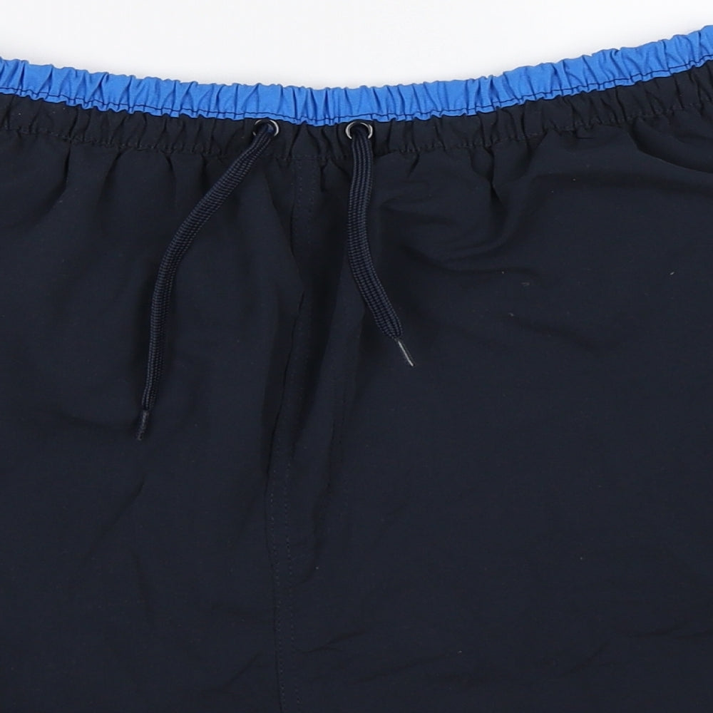 Zoggs Boys Blue   Sweat Shorts Size L - SWIM WEAR