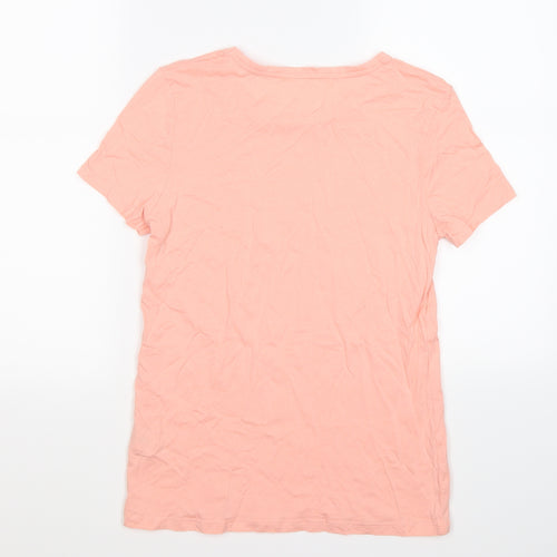 Primark Womens Pink   Basic T-Shirt Size XS  - peachy keen