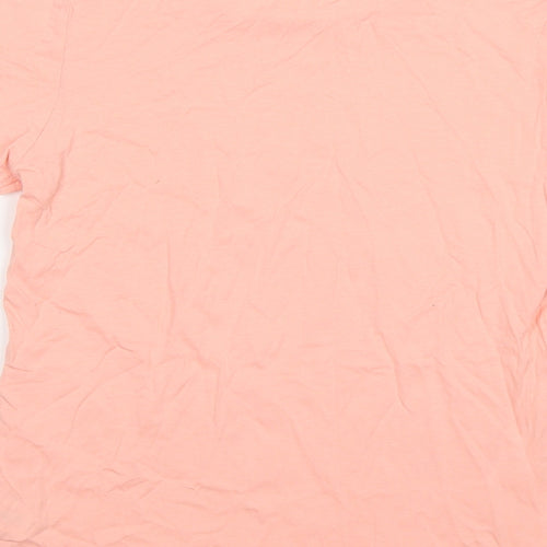 Primark Womens Pink   Basic T-Shirt Size XS  - peachy keen