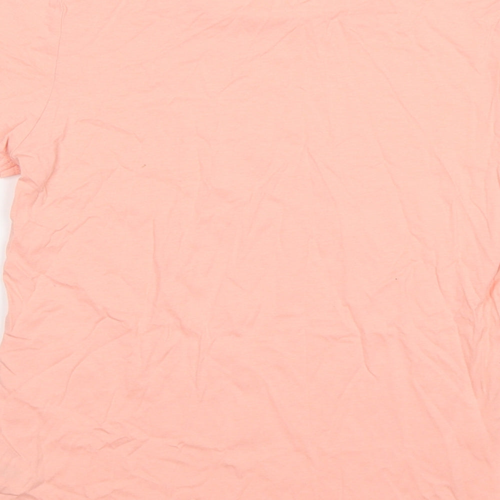 Primark Womens Pink   Basic T-Shirt Size XS  - peachy keen