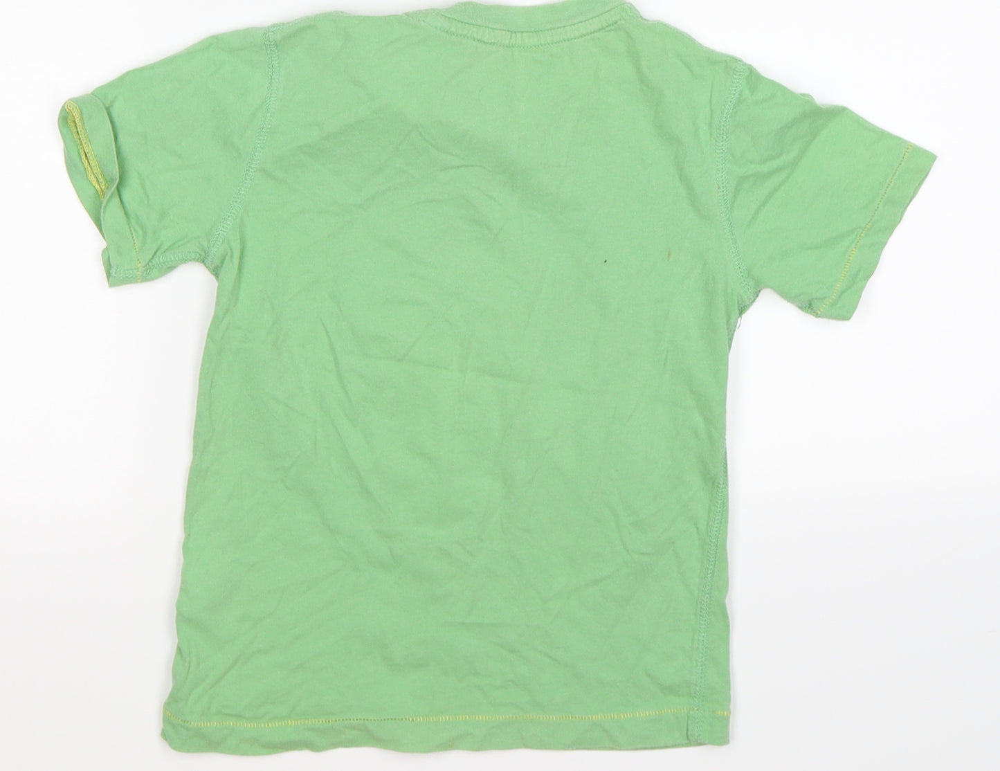 Manataray Boys Green   Basic T-Shirt Size 4-5 Years  - SURF CORNWALL