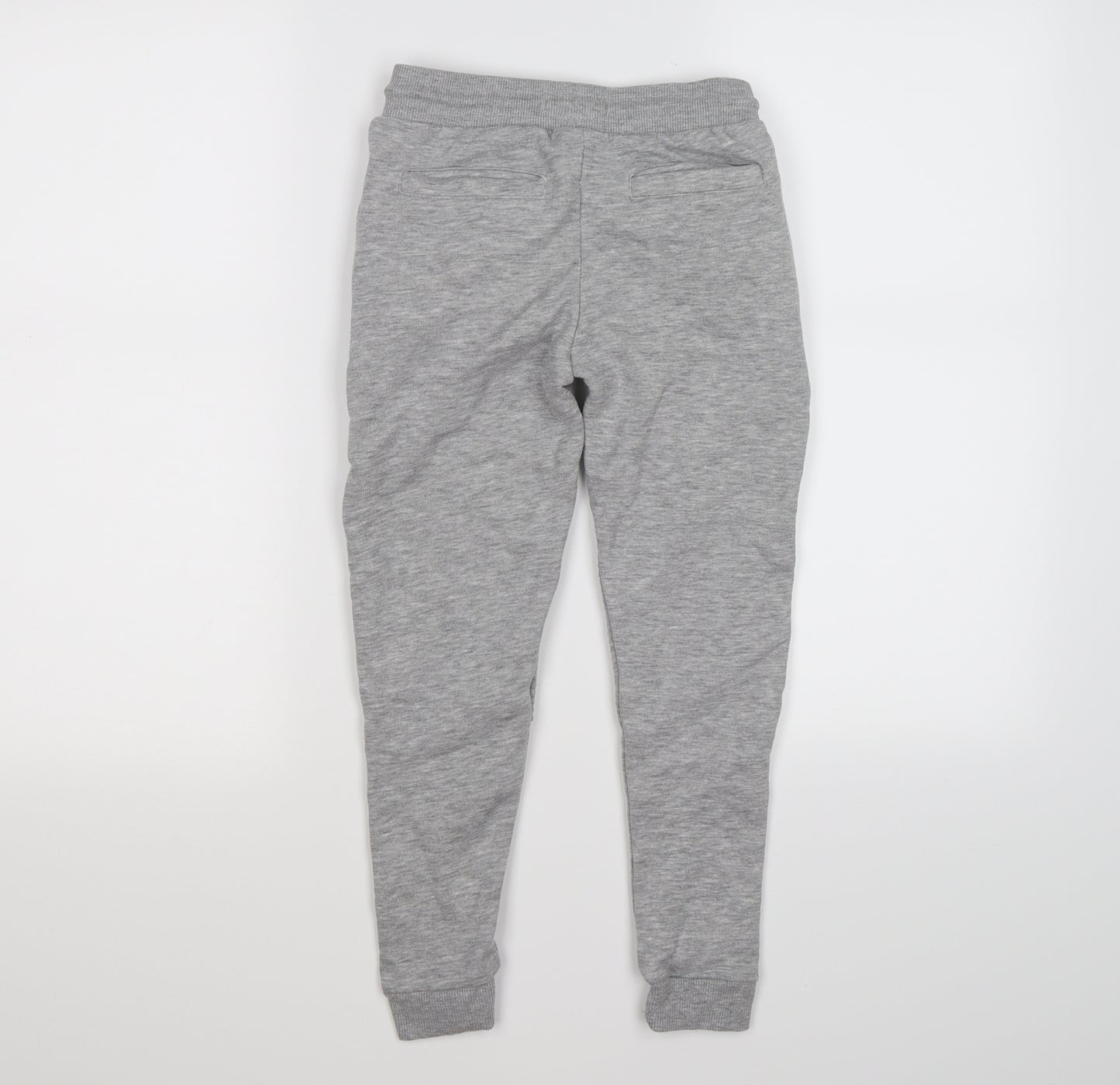 PEP & CO Boys Grey Striped Jersey Jogger Trousers Size 8-9 Years