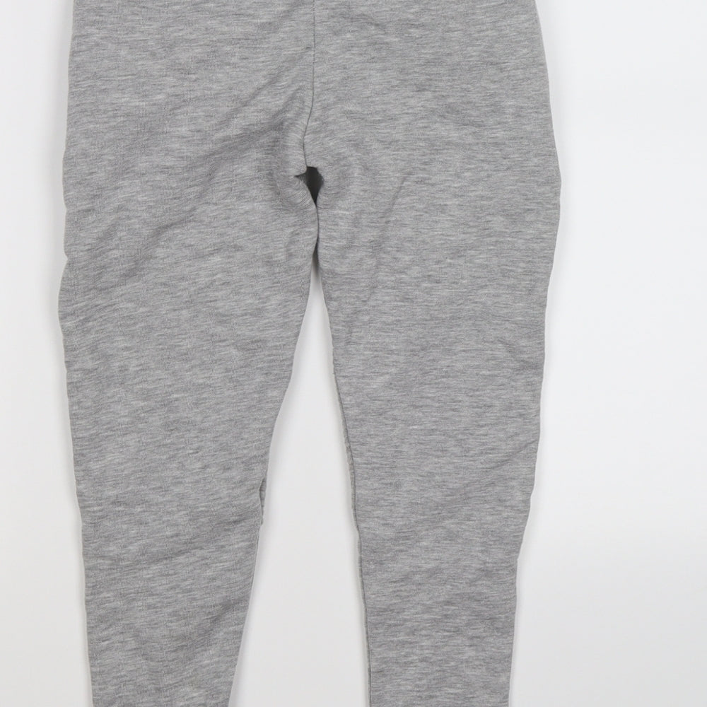 PEP & CO Boys Grey Striped Jersey Jogger Trousers Size 8-9 Years