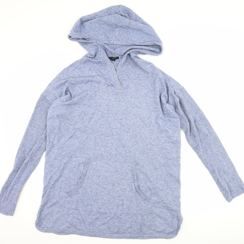 cynus Womens Blue   Pullover Hoodie Size L