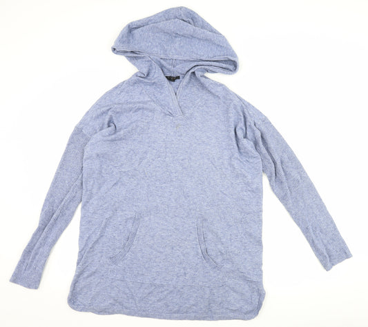 cynus Womens Blue   Pullover Hoodie Size L