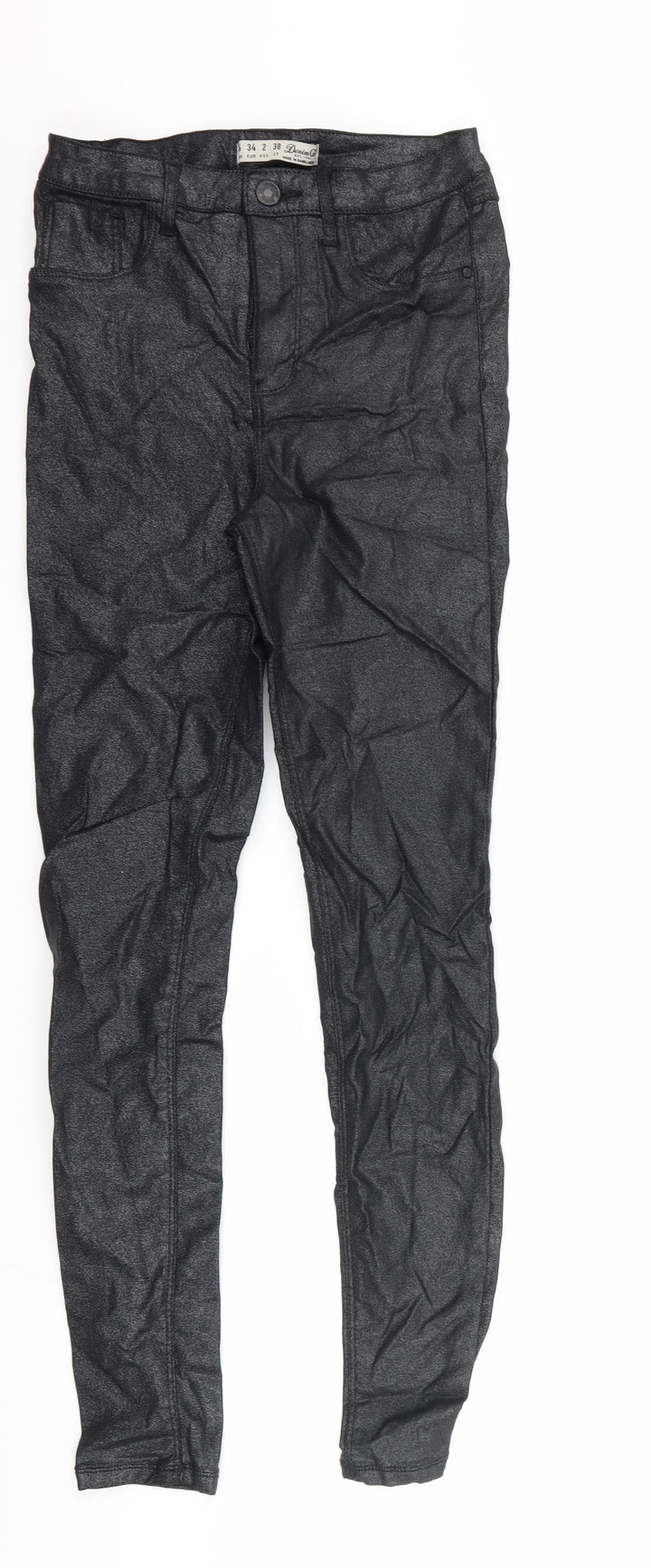 Denim co Womens Black Skinny Jeans Size 6 L27 in