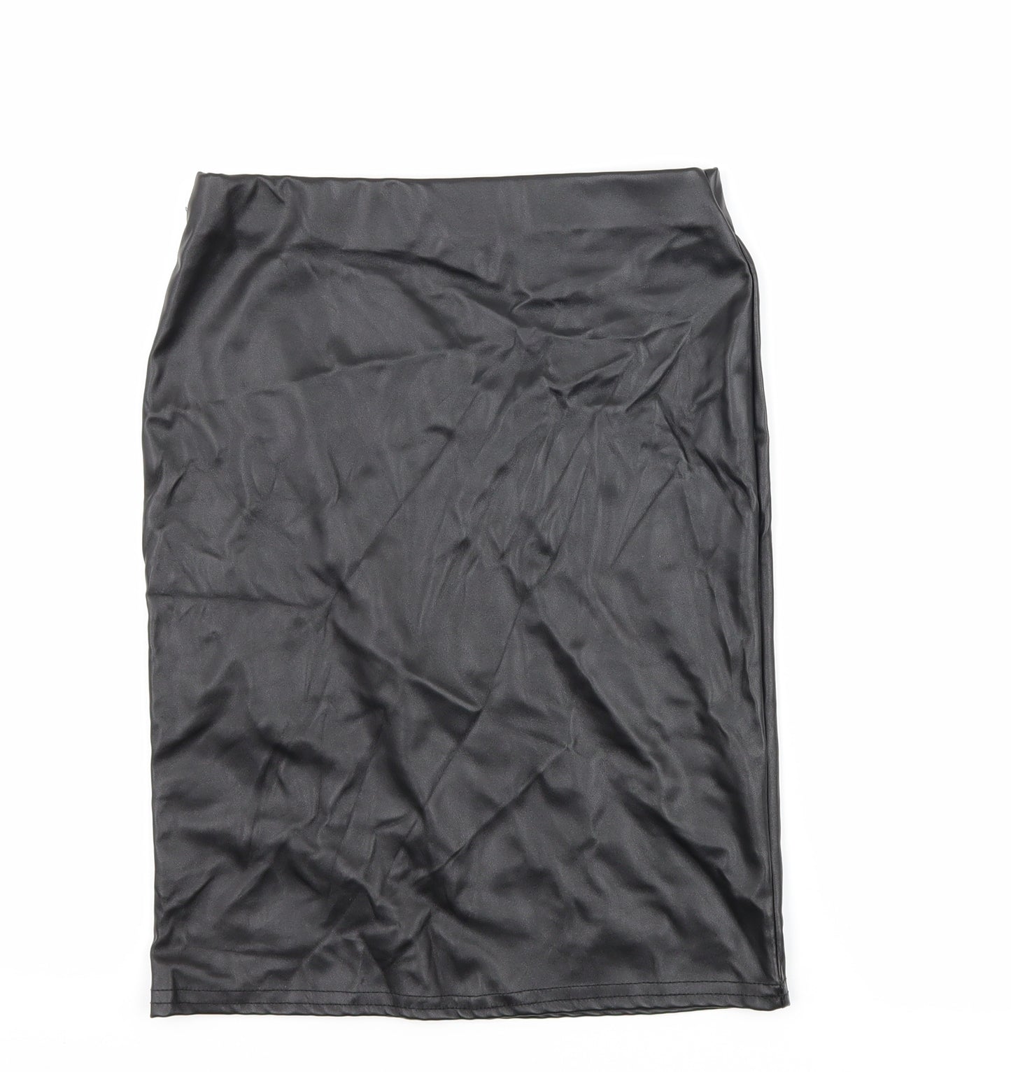 PRETTYLITTLETHING Womens Black   Straight & Pencil Skirt Size 6