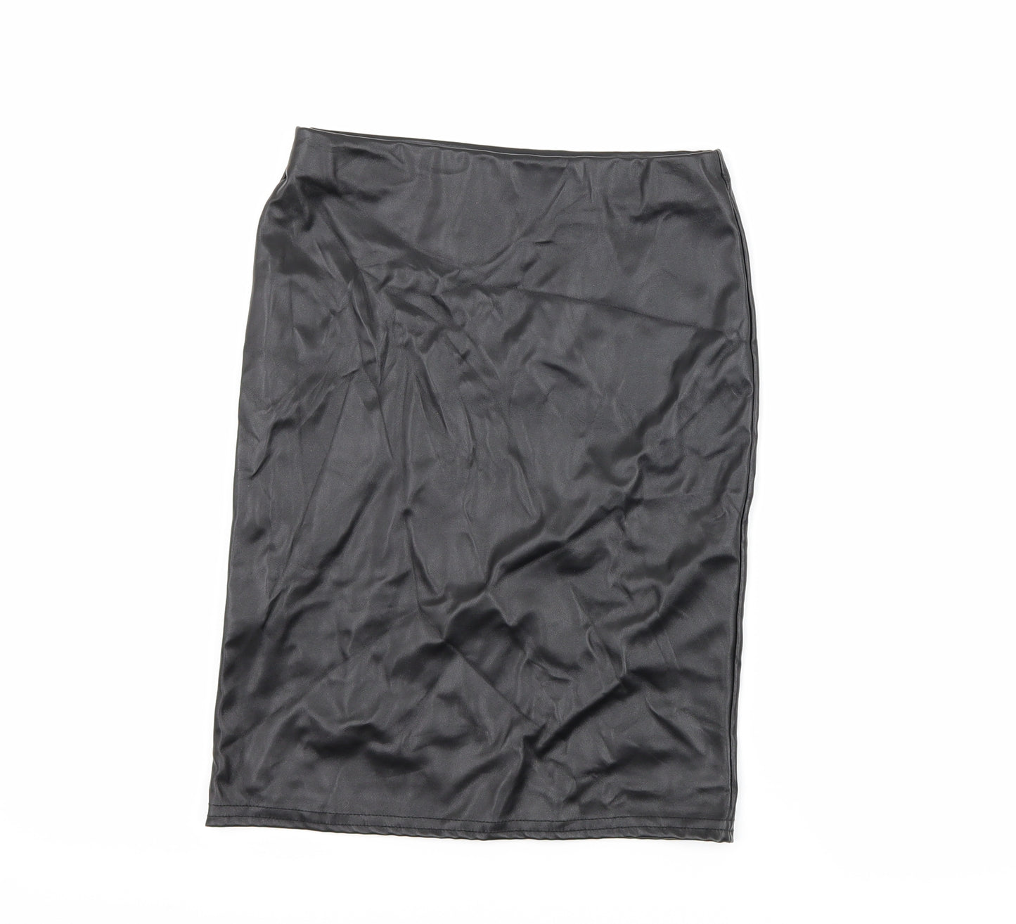 PRETTYLITTLETHING Womens Black   Straight & Pencil Skirt Size 6