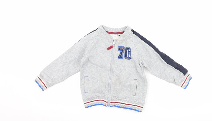 Boots Mini Club Boys Grey Jacket Size 12-18 Months