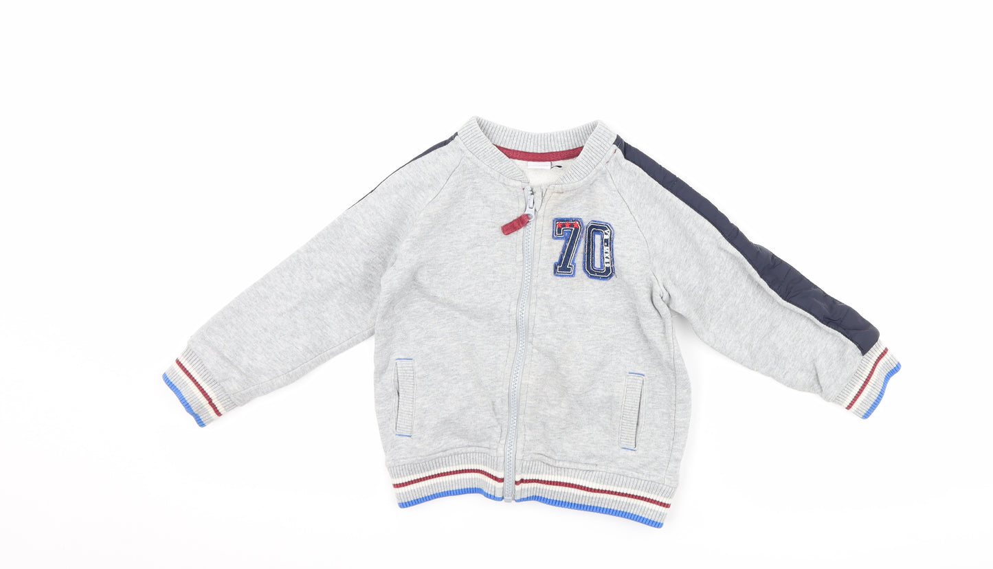 Boots Mini Club Boys Grey   Jacket  Size 12-18 Months