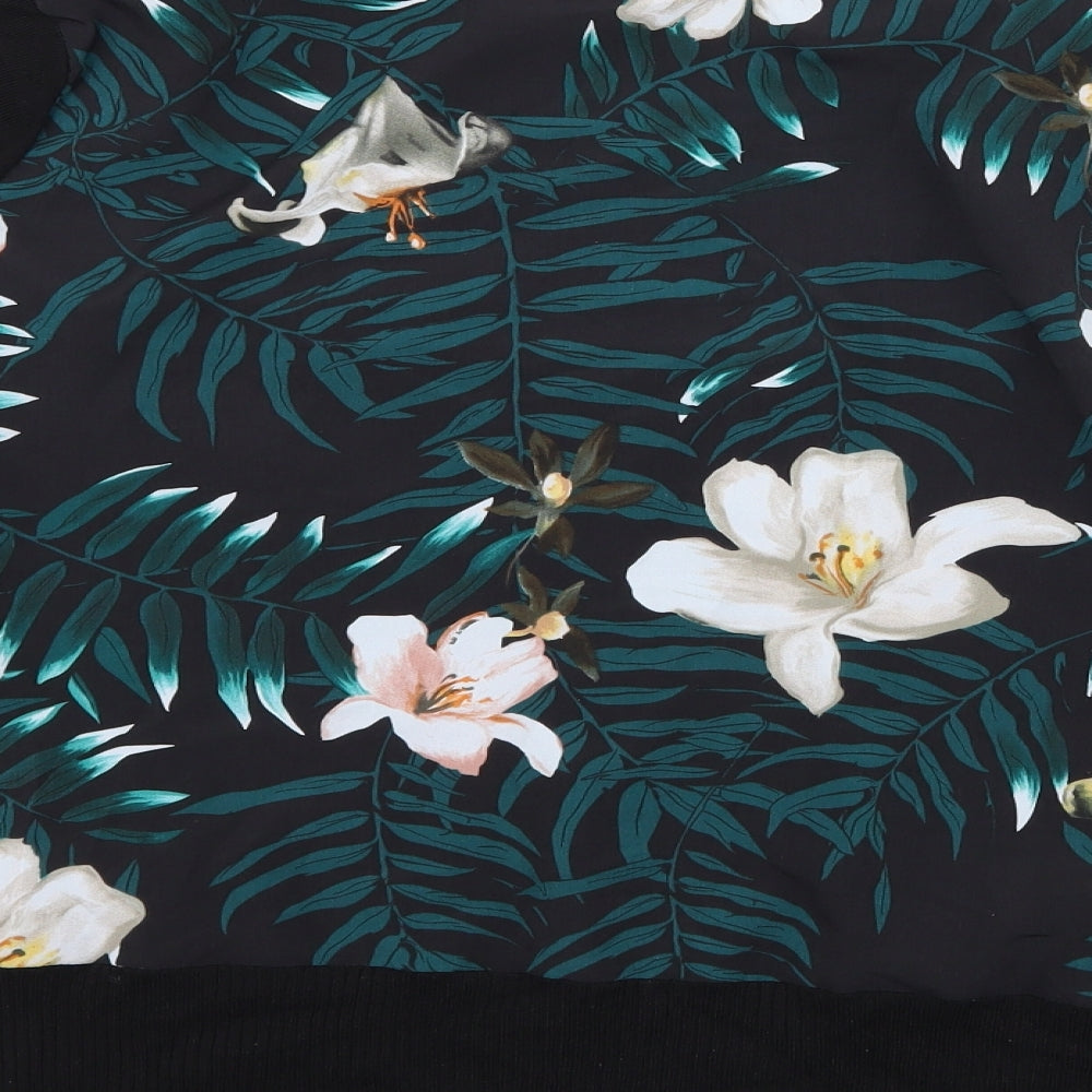 Julien Macdonald Womens Black Floral  Jacket  Size 18