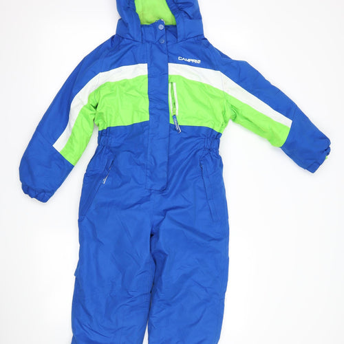Campri Boys Blue   Ski Jacket Snowsuit Size 5-6 Years  - snowsuit