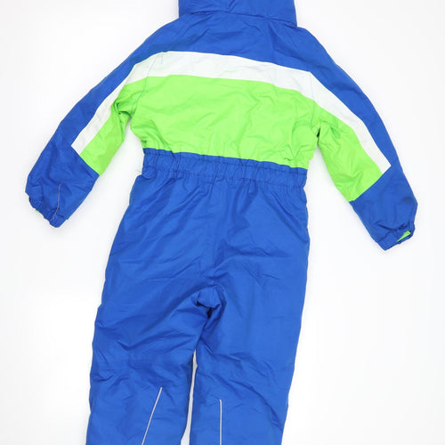 Campri Boys Blue   Ski Jacket Snowsuit Size 5-6 Years  - snowsuit