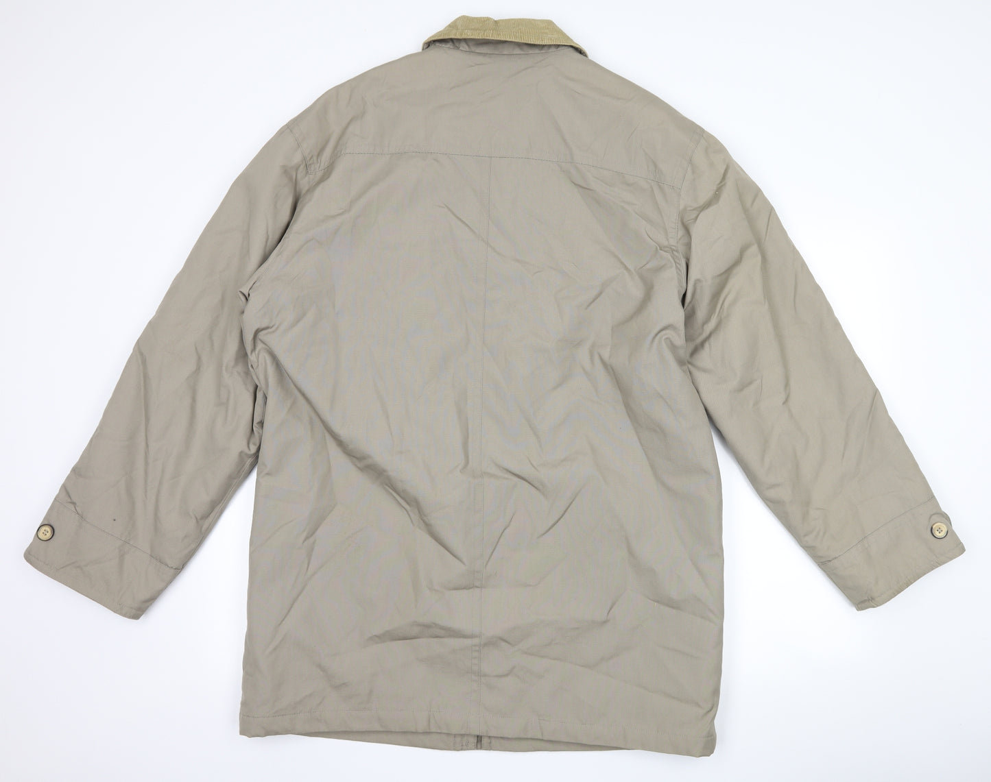 Greenwoods Mens Grey   Overcoat Coat Size M