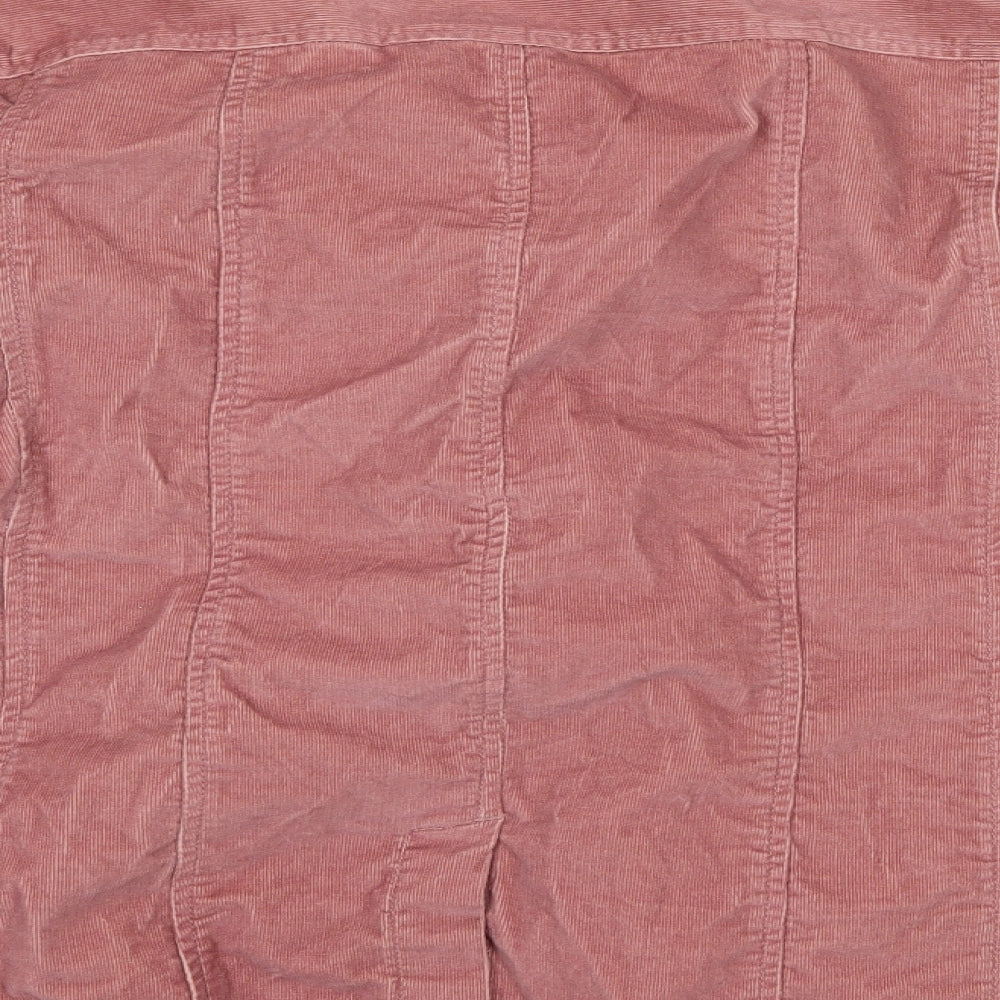 Classics Womens Pink  Corduroy Jacket Suit Jacket Size 20