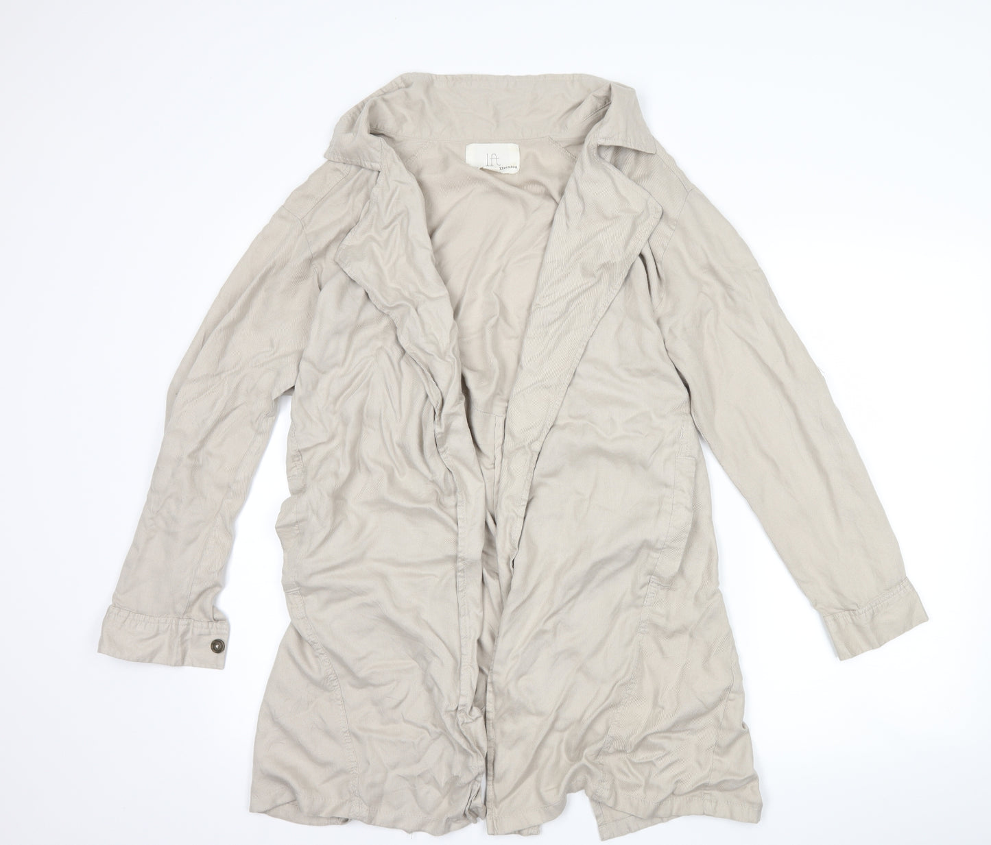 LFT Womens Beige   Jacket Coatigan Size S