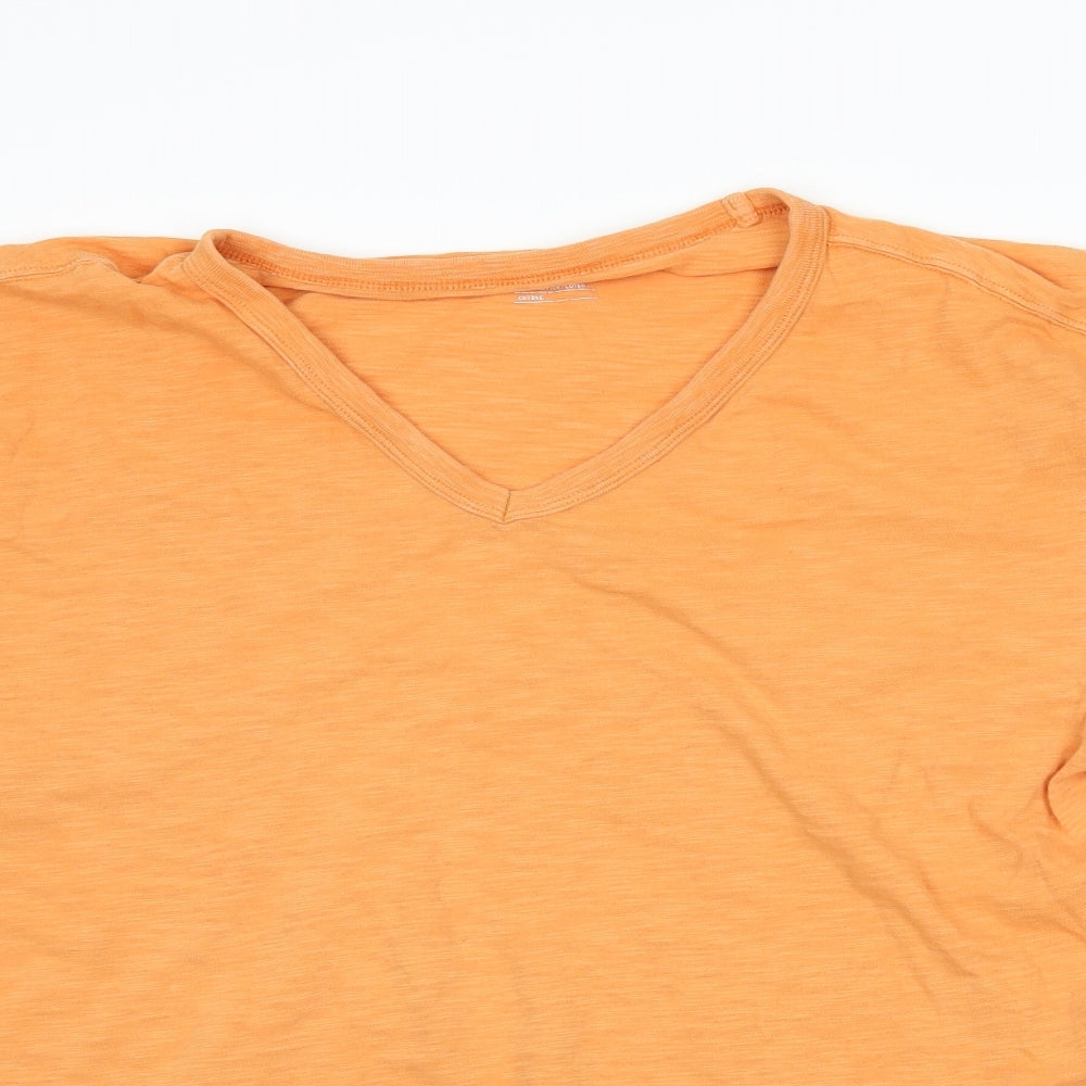Gap Mens Orange    T-Shirt Size L