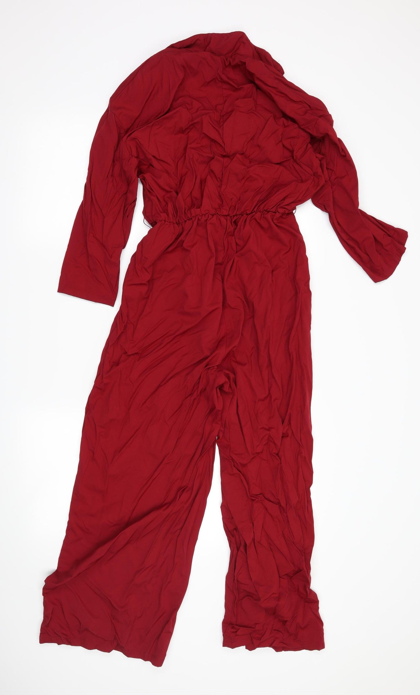 SheIn Womens Red Camouflage  Jumpsuit One-Piece Size M