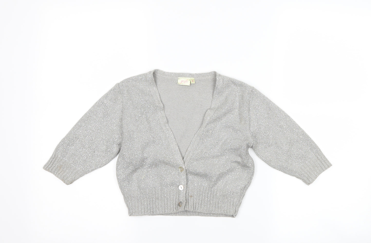 New Look Girls Grey   Shrug Jumper Size 8 Years