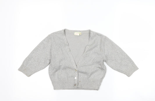 New Look Girls Grey   Shrug Jumper Size 8 Years