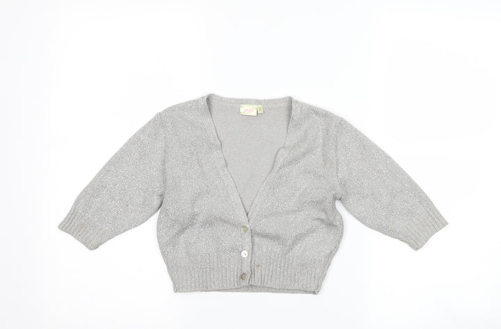 New Look Girls Grey   Shrug Jumper Size 8 Years