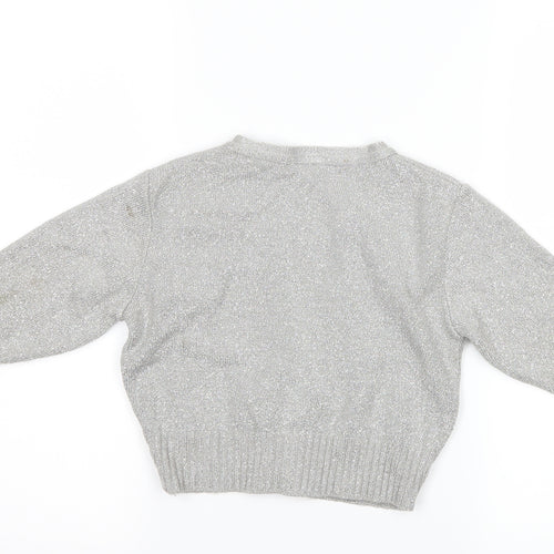 New Look Girls Grey   Shrug Jumper Size 8 Years