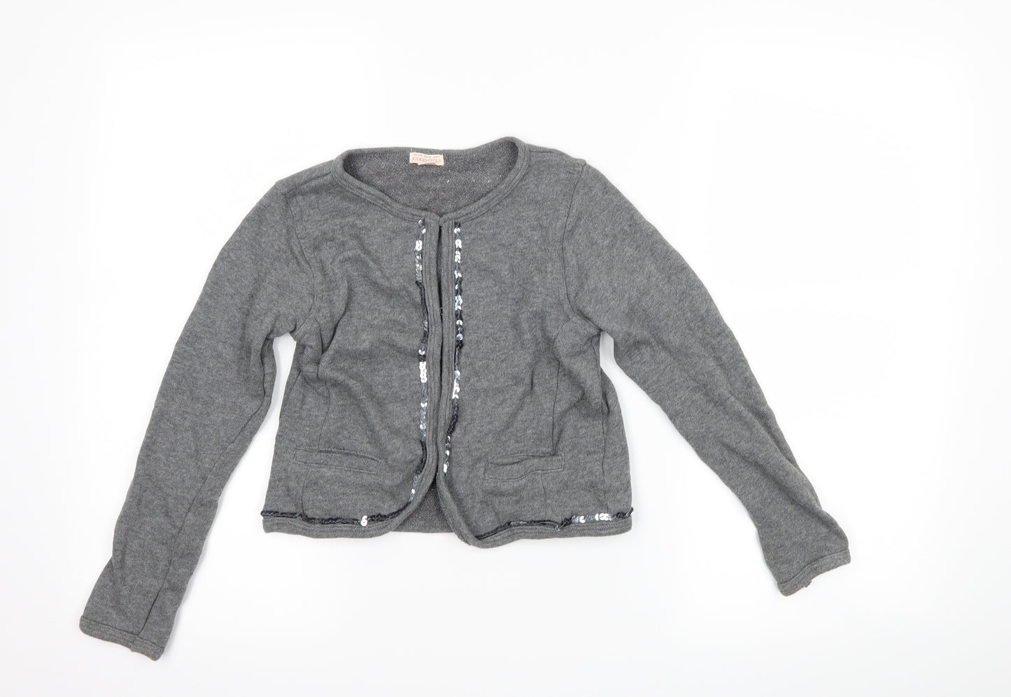 kiddo girl Girls Grey   Jacket  Size 10 Years
