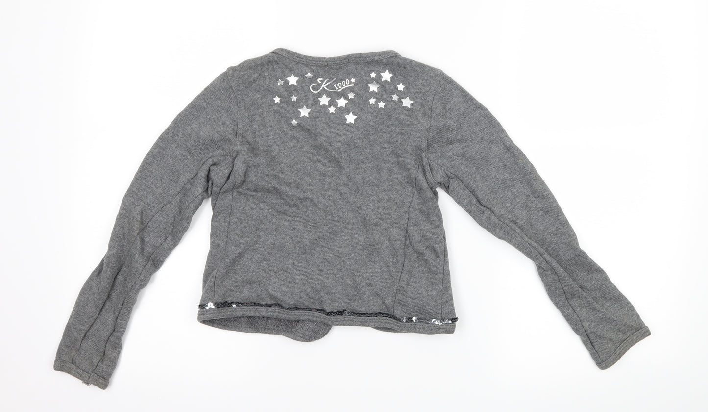 kiddo girl Girls Grey   Jacket  Size 10 Years