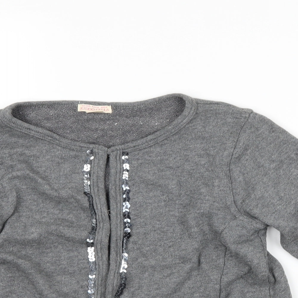 kiddo girl Girls Grey   Jacket  Size 10 Years