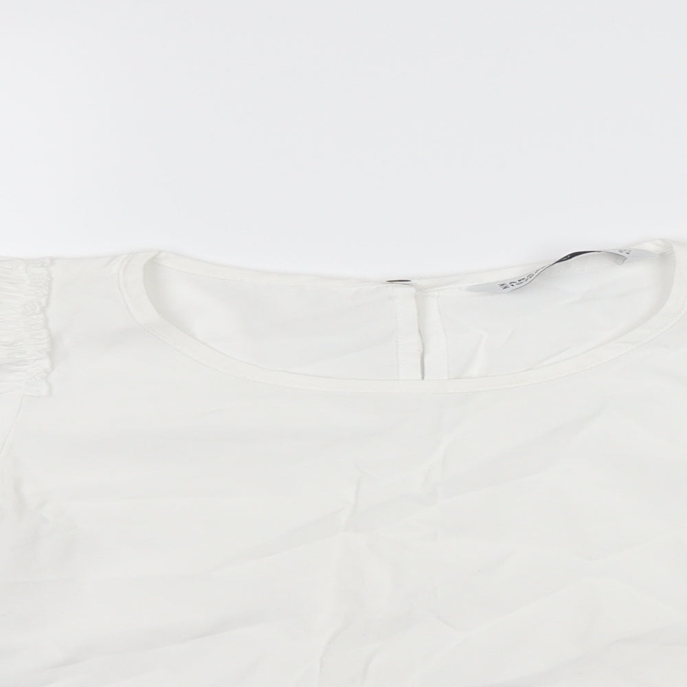 Zara Womens White   Basic T-Shirt Size XS