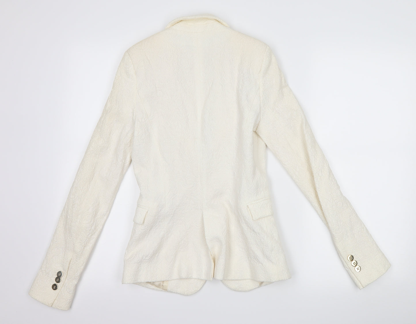 Zara Womens Ivory   Jacket Suit Jacket Size S