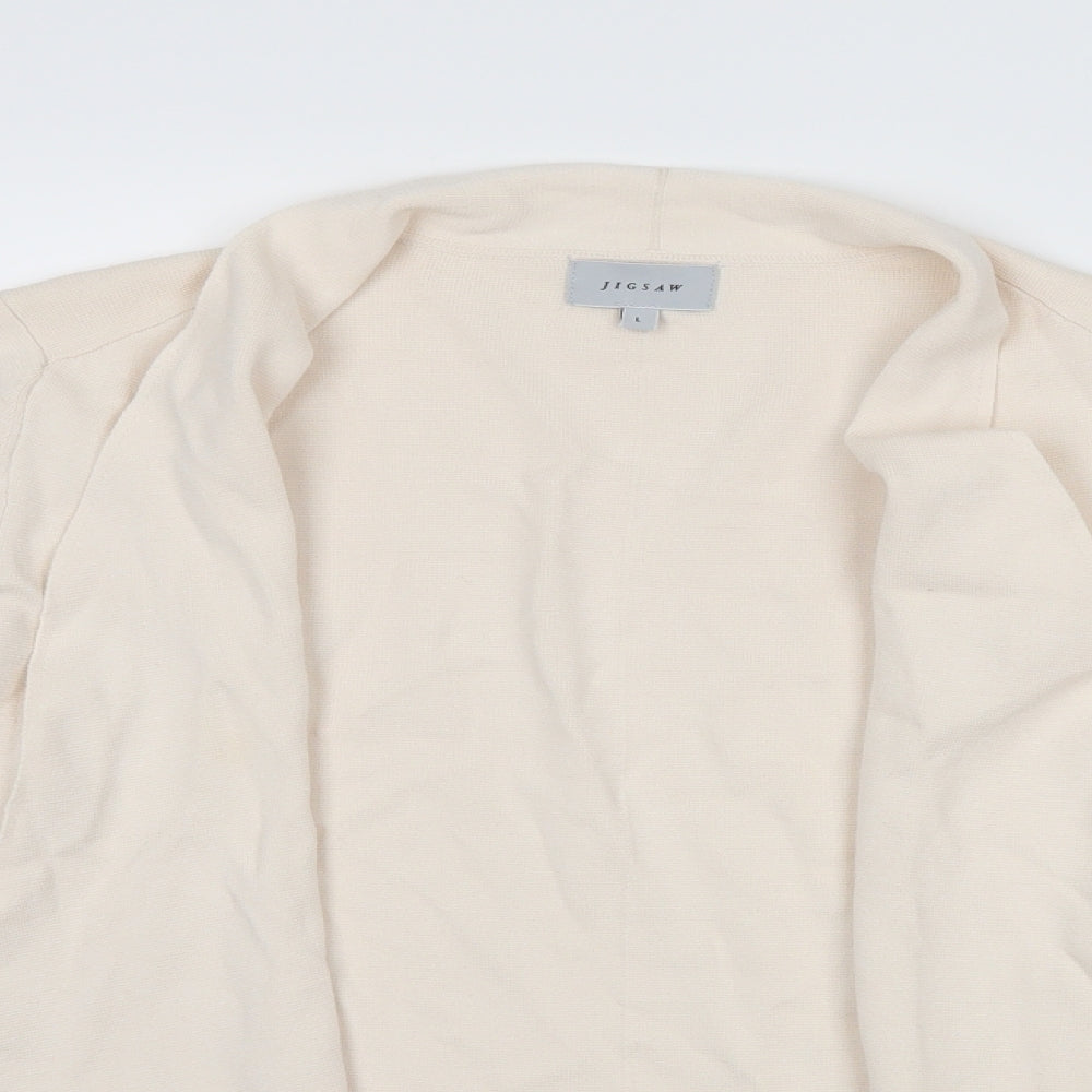 Jigsaw Womens Ivory   Jacket Blazer Size L