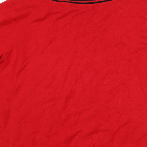 Wallis Womens Red   Pullover Jumper Size 14