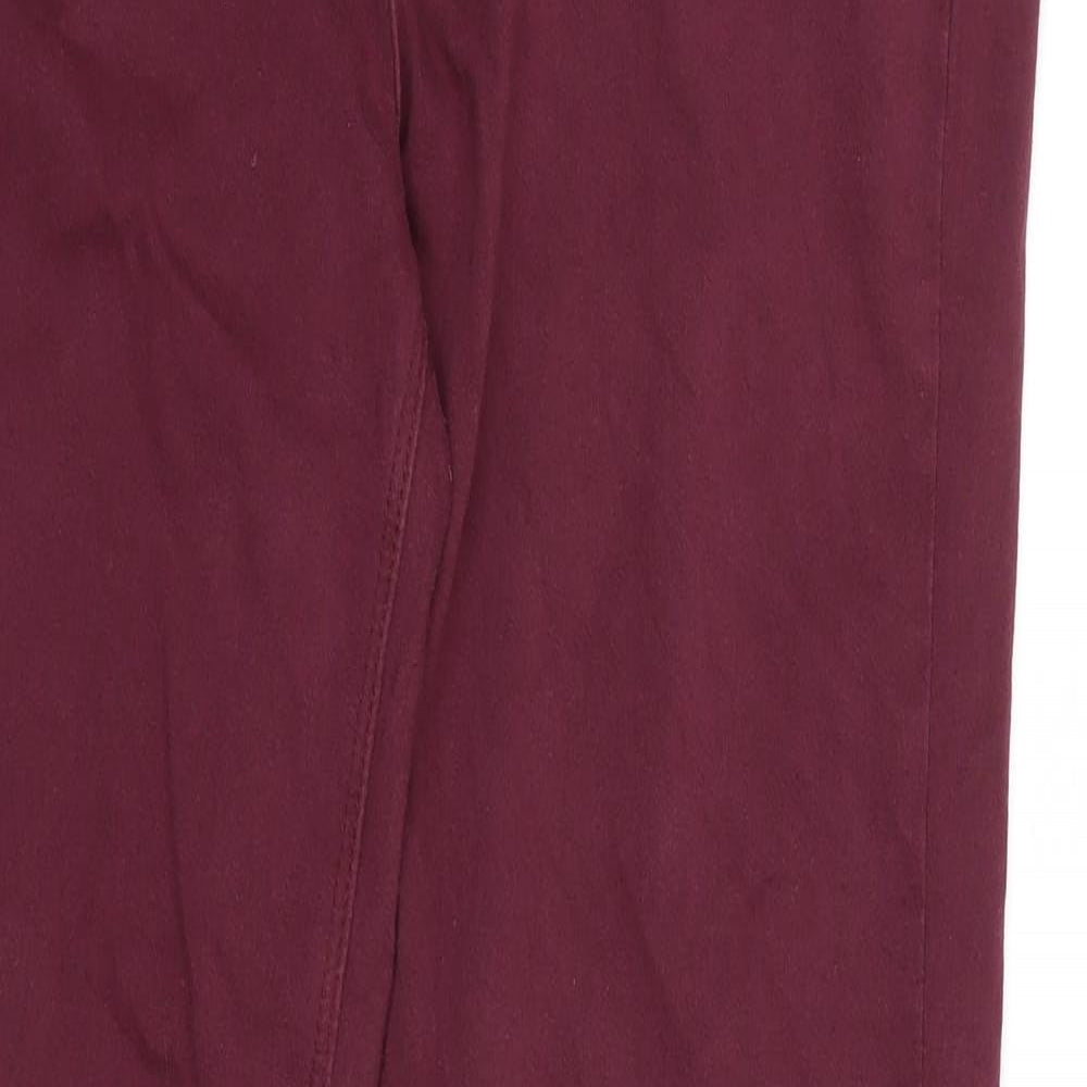 denim co Womens Purple  Denim Skinny Jeans Size 14 L30 in