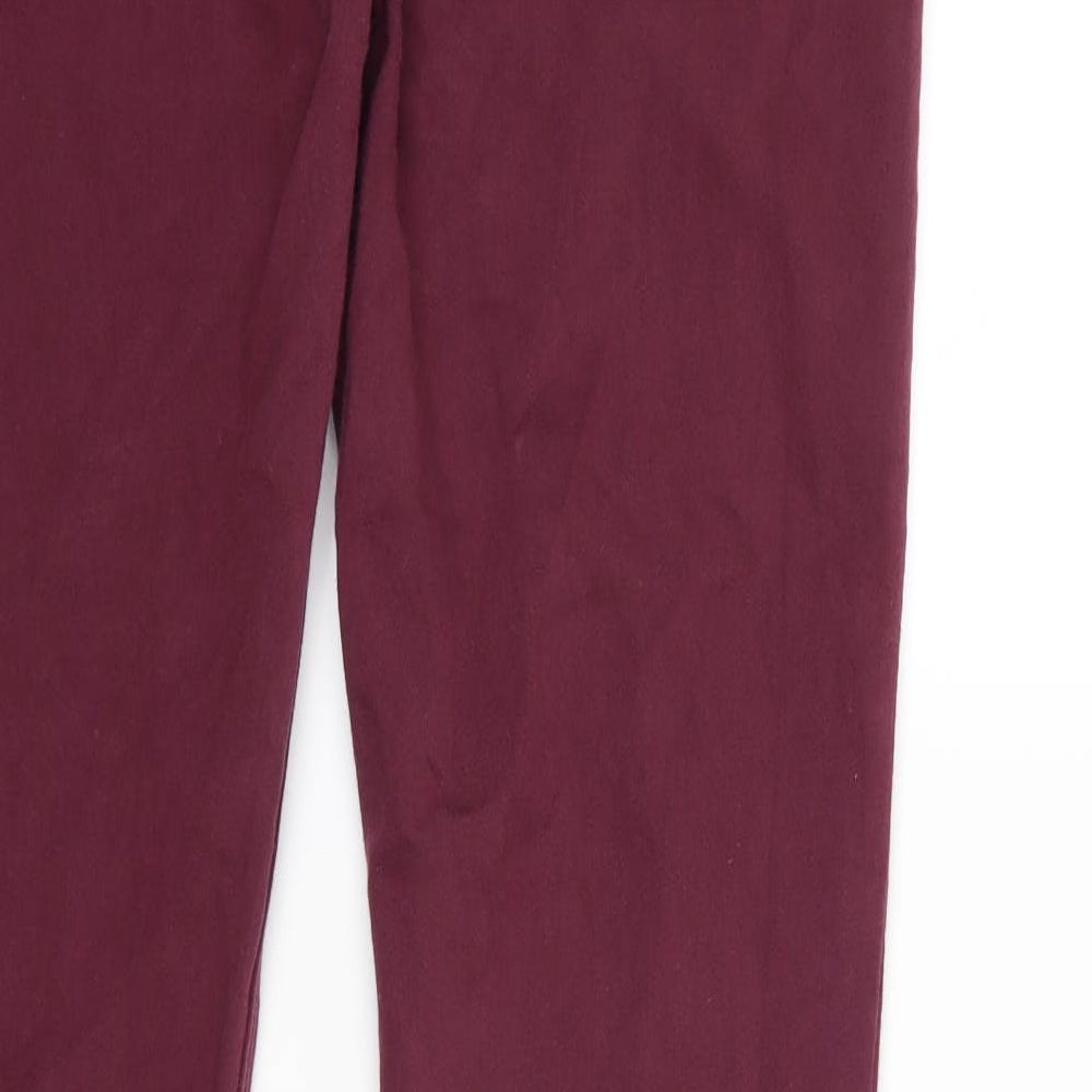 denim co Womens Purple  Denim Skinny Jeans Size 14 L30 in
