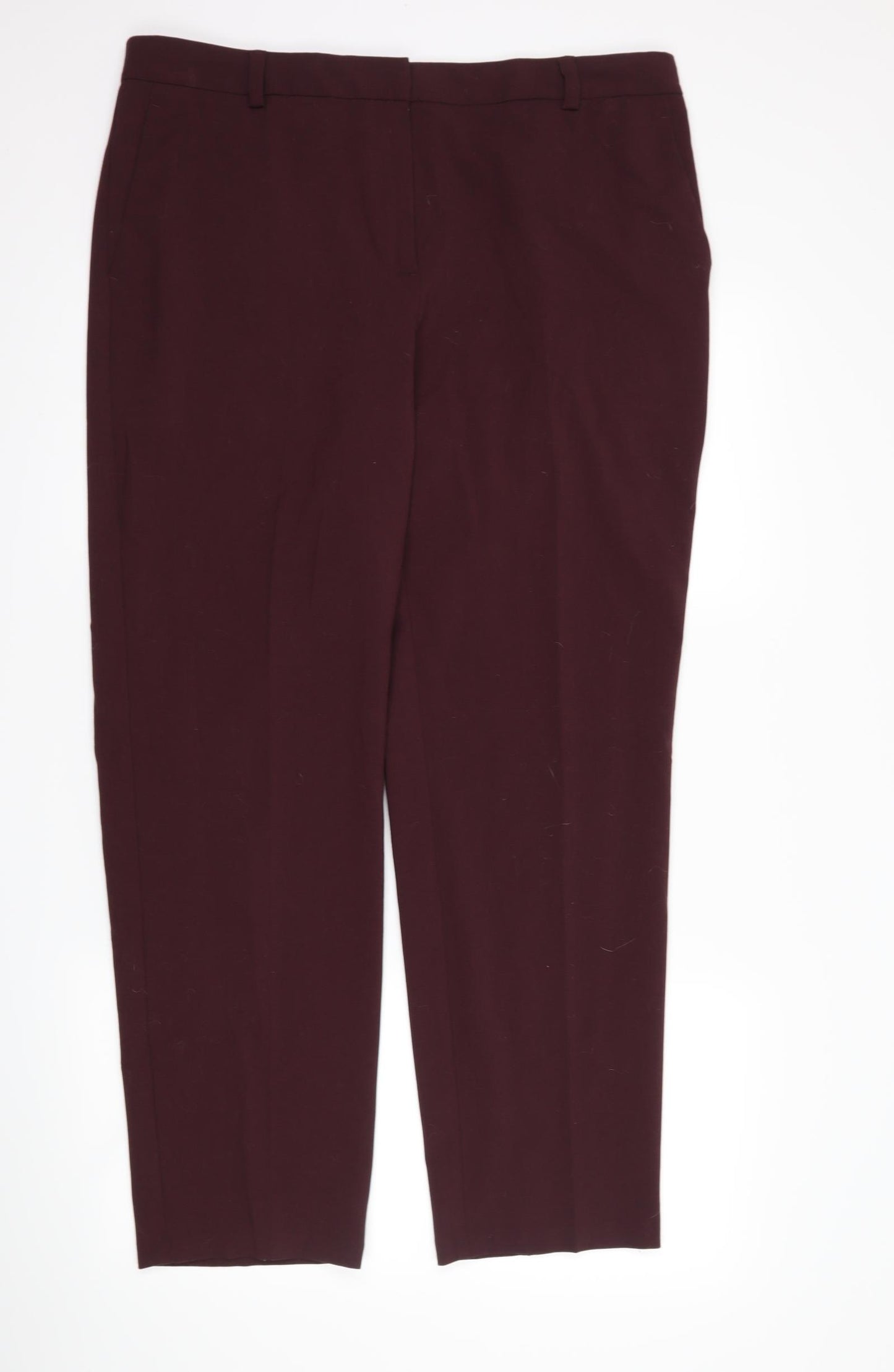 Marks and Spencer Womens Purple   Trousers  Size 16 L30 in