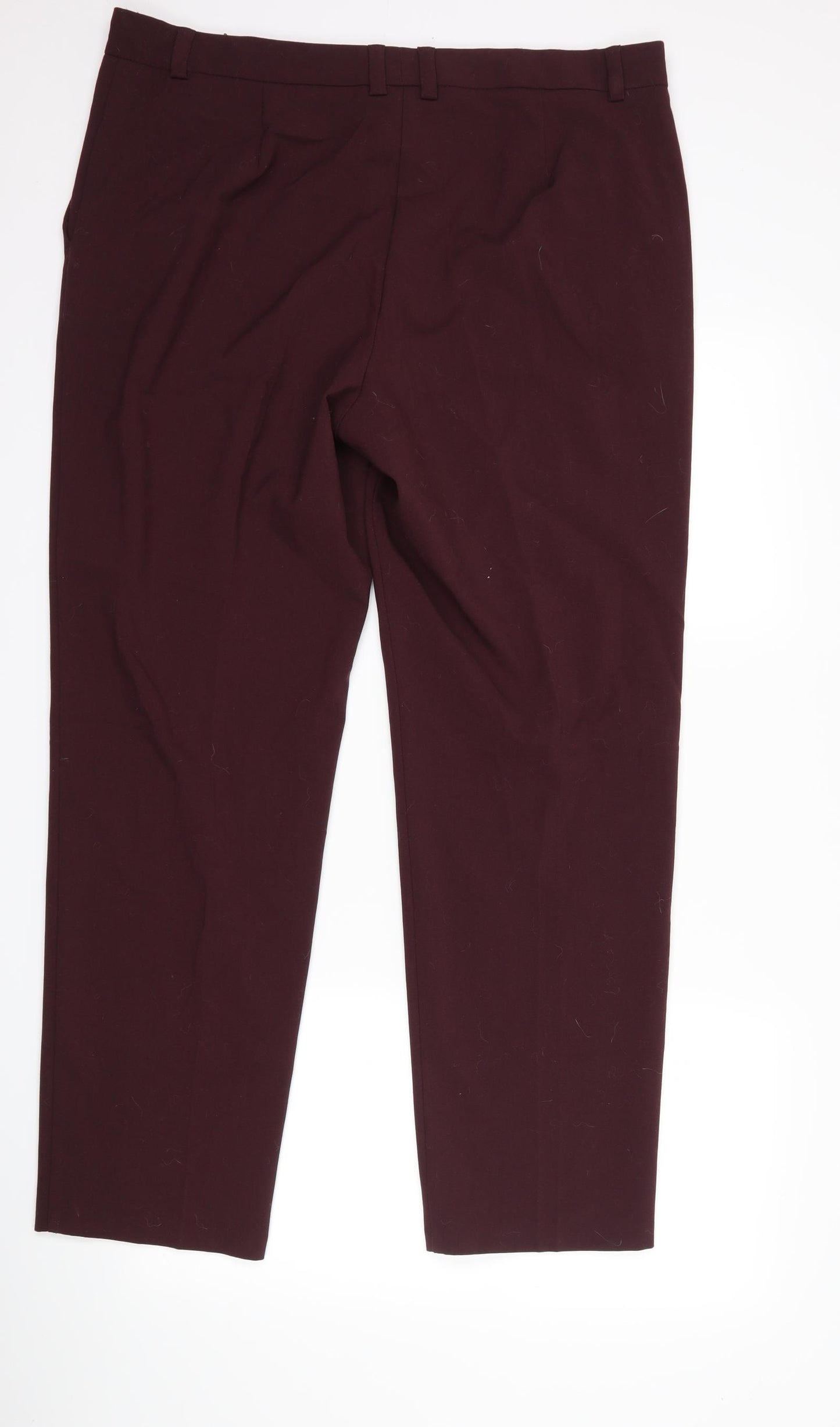 Marks and Spencer Womens Purple   Trousers  Size 16 L30 in