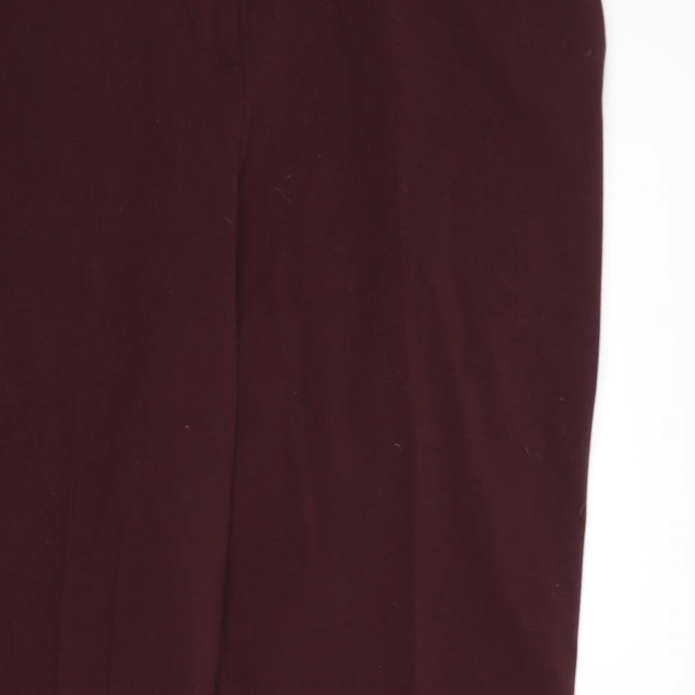 Marks and Spencer Womens Purple   Trousers  Size 16 L30 in