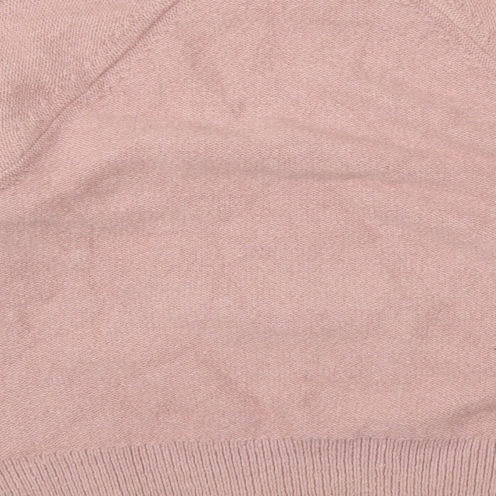 UNI QLO Womens Pink  Knit Pullover Jumper Size S