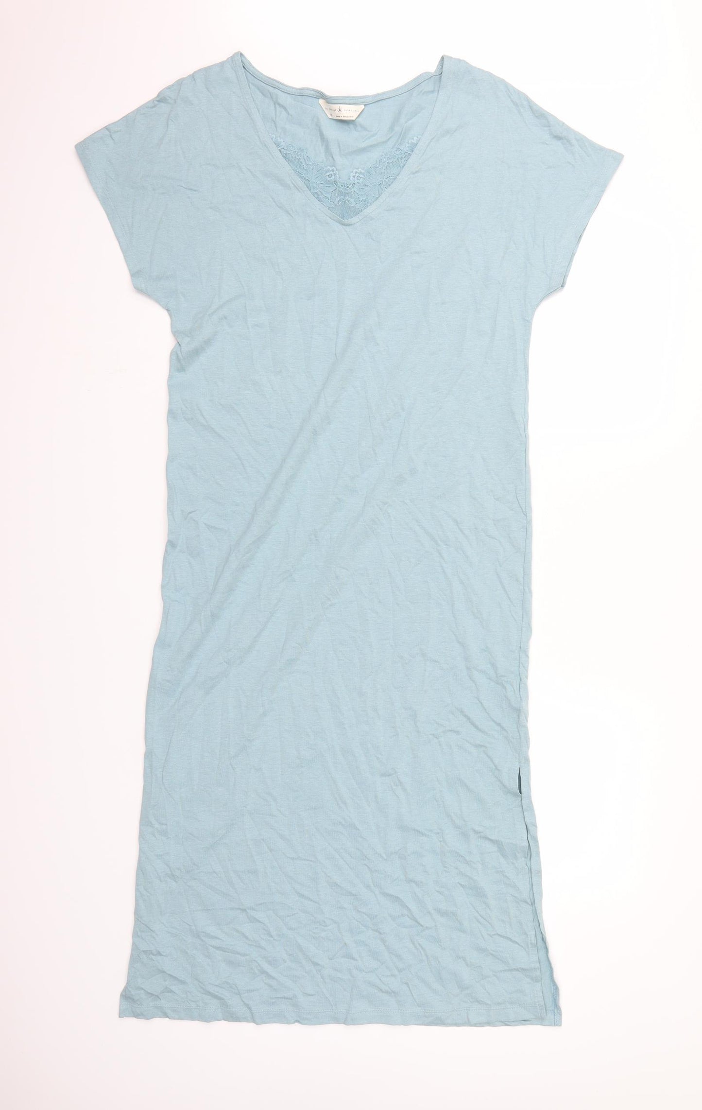 Marks and Spencer Womens Blue   Top Dress Size 10  - Nightie