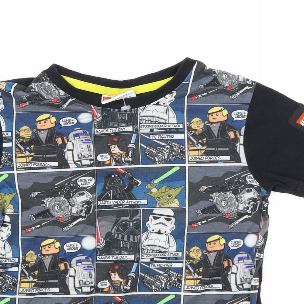 Star Wars Boys Multicoloured   Basic T-Shirt Size 6-7 Years  - Lego