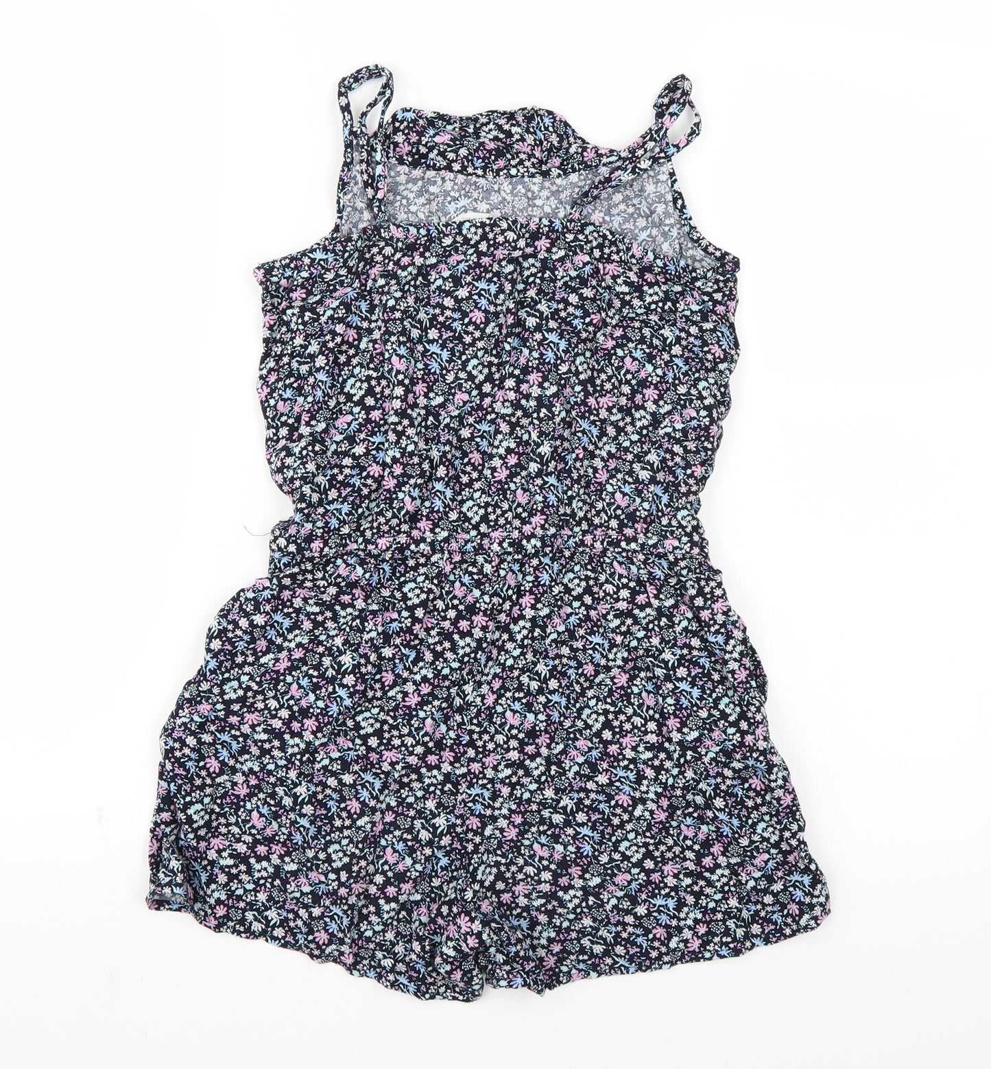 H&M Girls Multicoloured Floral  Playsuit One-Piece Size 12-13 Years